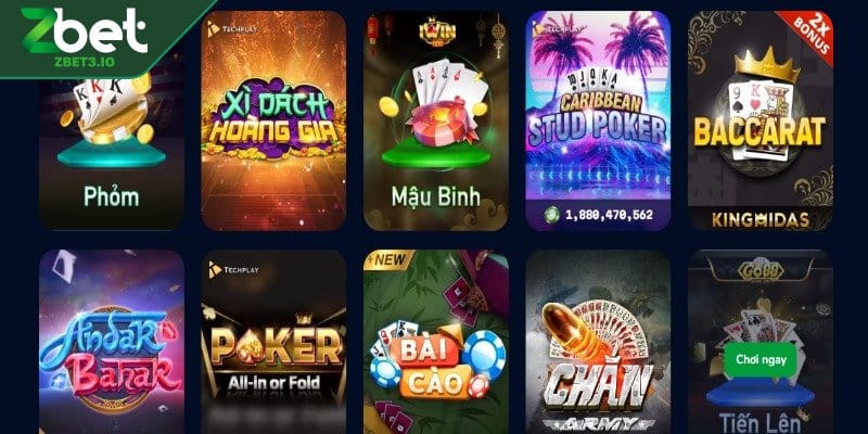 Chi tiết các bước nạp tiền và chọn sảnh game bài