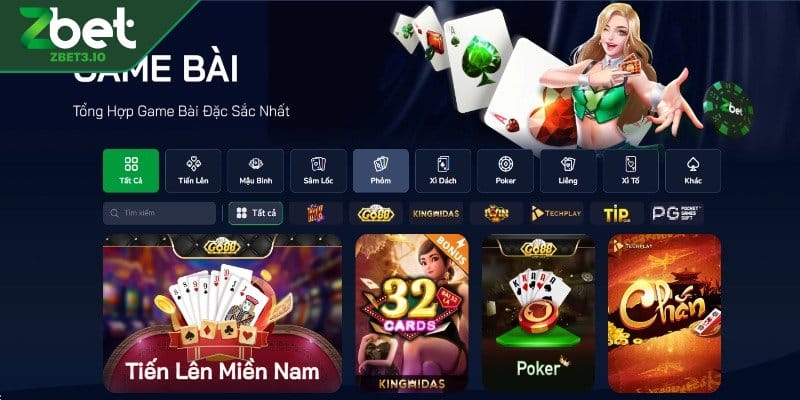 Chi tiết thông tin về kho game bài ZBET số một