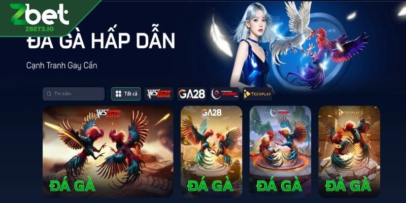 Sảnh đá gà ZBET mang lại niềm vui bất tận
